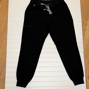 FIGS Zamora jogger scrub pants black medium women’s